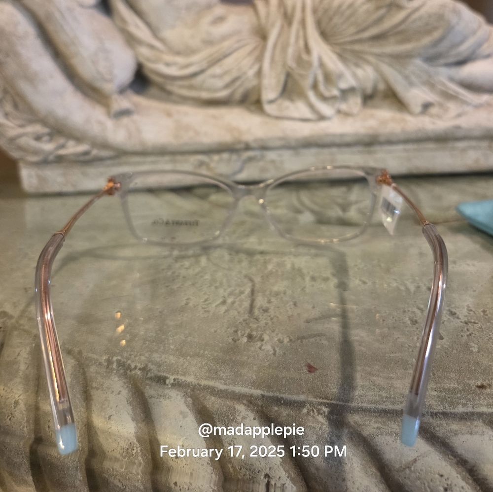 Tiffany & Co Eyeglass Frames Only TF2204 Rubedo Translucent Designer Luxury #157 - Picture 8 of 10